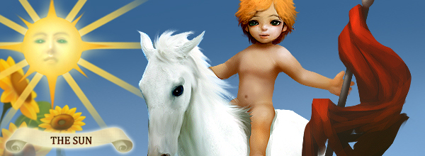 19번 태양 타로카드